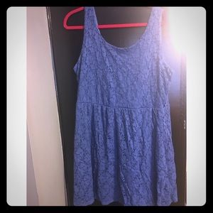 LAST CHANCE SALE Blue Lace Dress